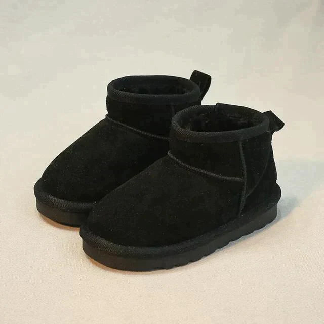 Elsbeth™ | Halbhohe gefütterte Winterstiefel aus Wildleder