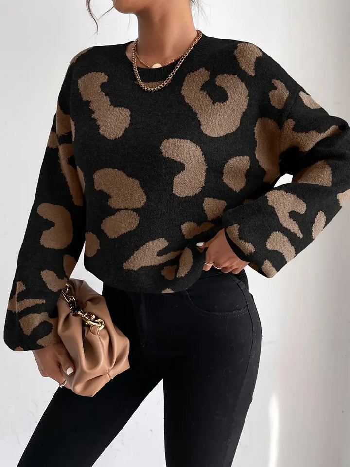 Selma™ | Eleganter Leopard-Pullover