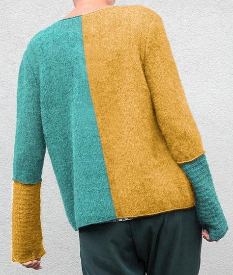 Anaïs™ | Color-Block Strickcardigan