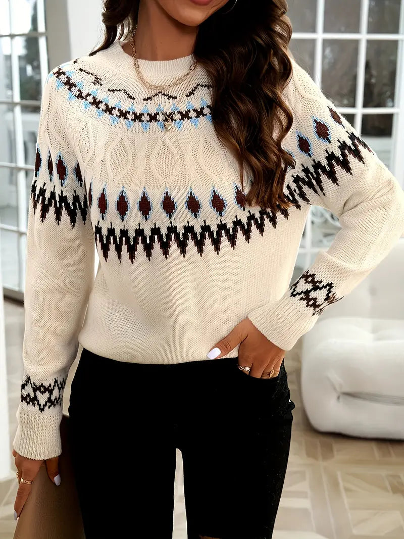 Giada™ | Fair Isle Strickpullover