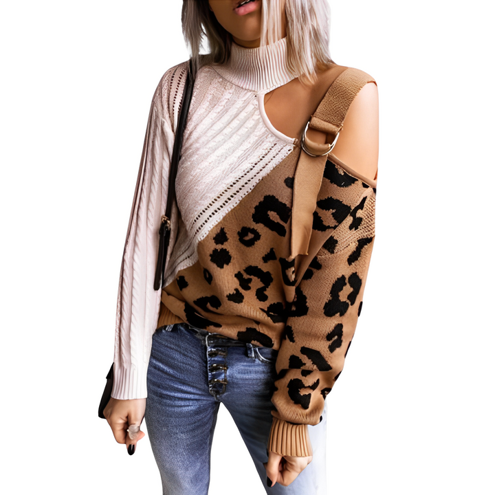 Jayla™ | Eleganter Rollkragenpullover mit Print