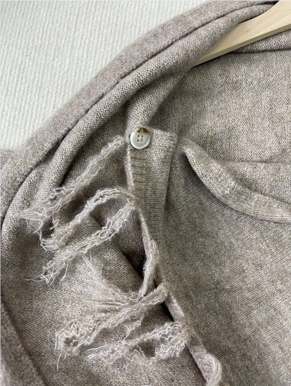 Heida™ | Moderner Pullover mit langen Ärmeln und Schal