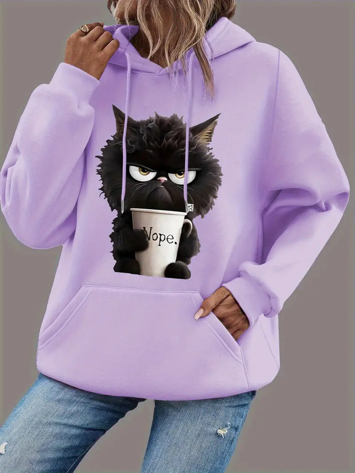 Patriciaa™ | Damen-Hoodie mit Katzenprint