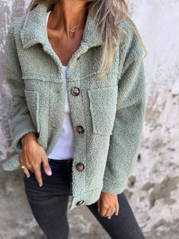 Bess™ | Kurze Wolljacke mit Revers