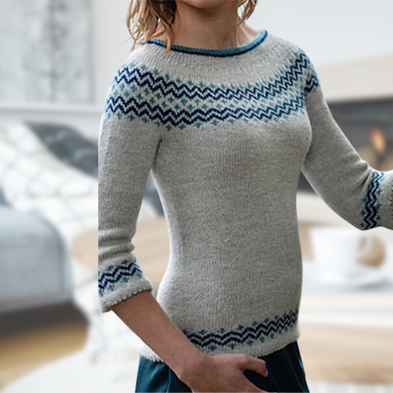 Hedwigi™ | Strickpullover mit Rundhalsausschnitt