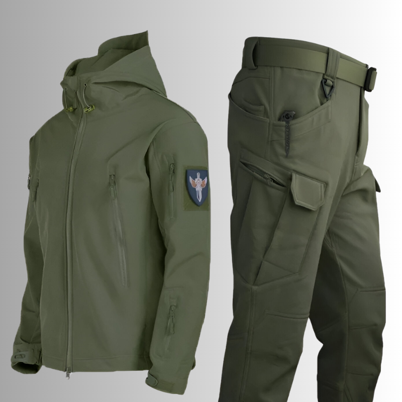 FrostShield™ | Militärische wasserdichte Winterjacke & Hosen