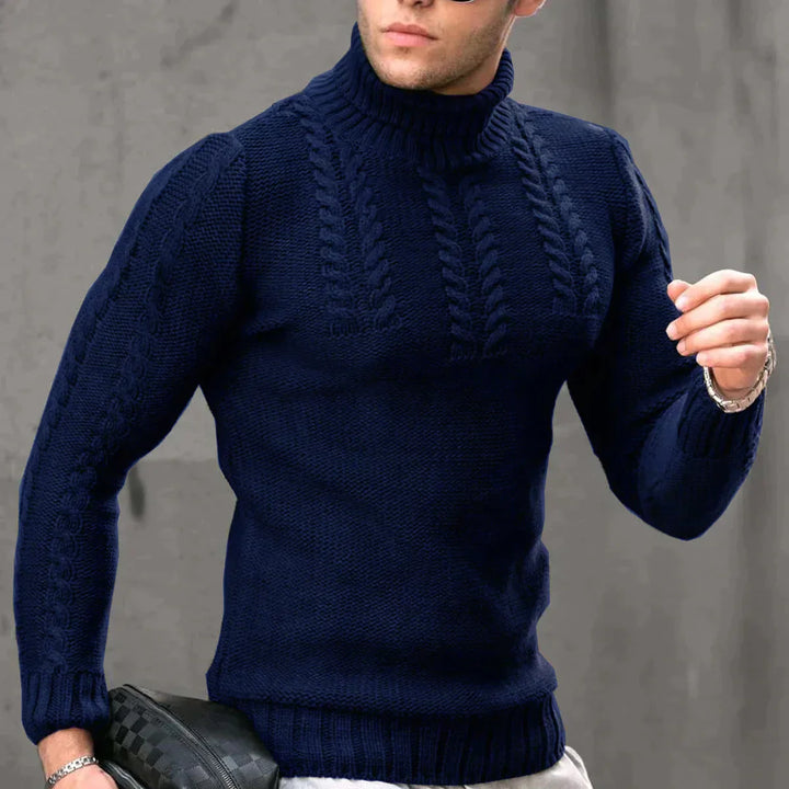 Denis™ | Gestrickter Rollkragenpullover