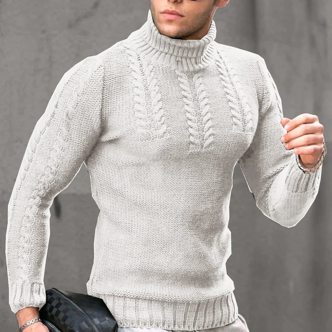 Denis™ | Gestrickter Rollkragenpullover