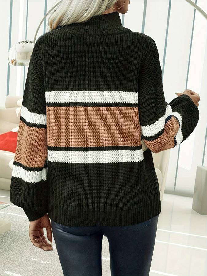 Loulou™ | Gestreifter Strickpullover