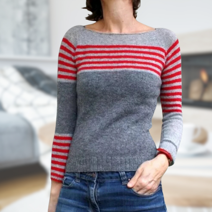 Hedwigi™ | Strickpullover mit Rundhalsausschnitt