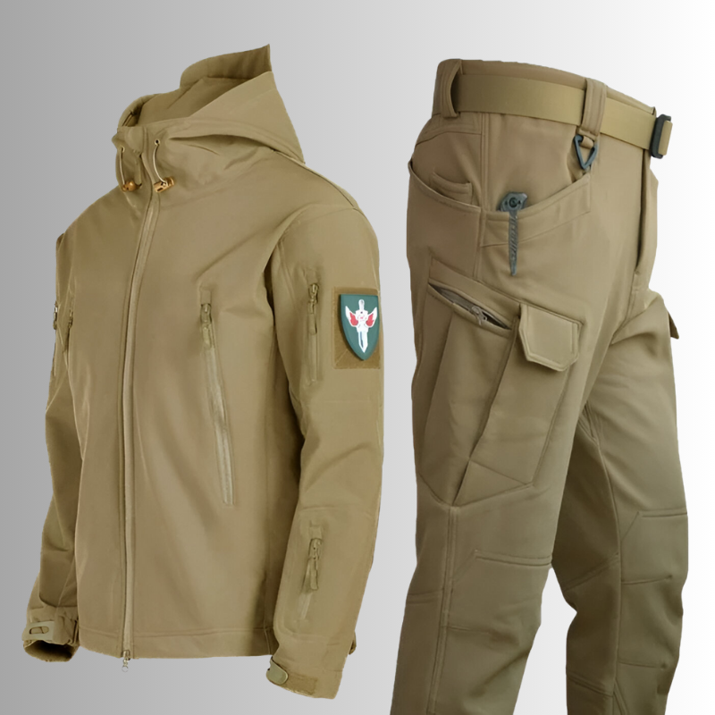 FrostShield™ | Militärische wasserdichte Winterjacke & Hosen