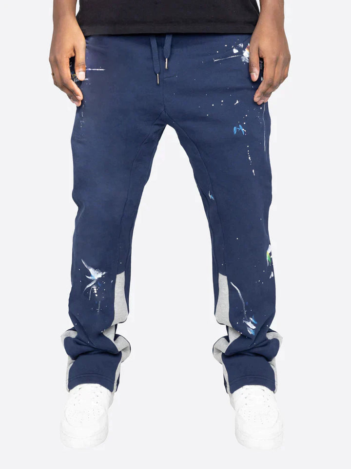 Violaa™ | Trendy Farb-Spritzer Jogginghose