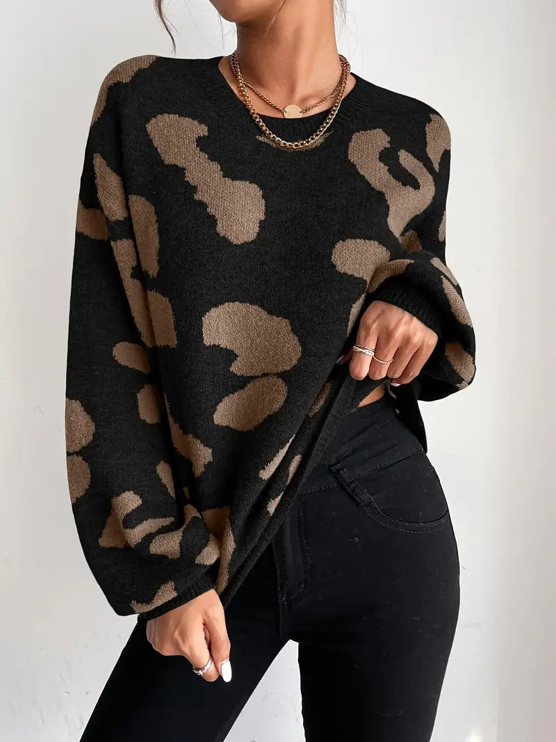 Selma™ | Eleganter Leopard-Pullover