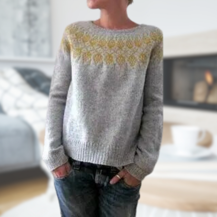 Hedwigi™ | Strickpullover mit Rundhalsausschnitt