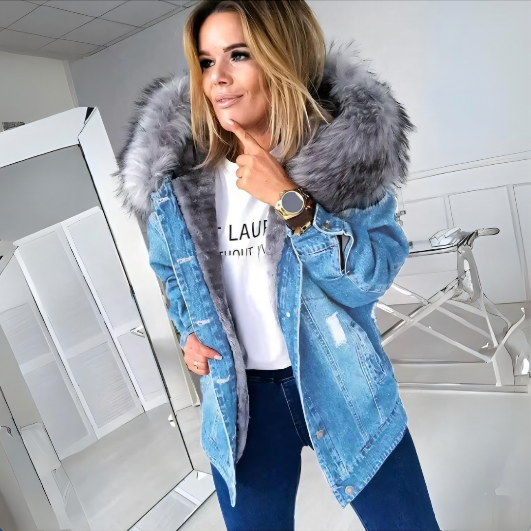 Fina™ | Bequeme Jeansjacke