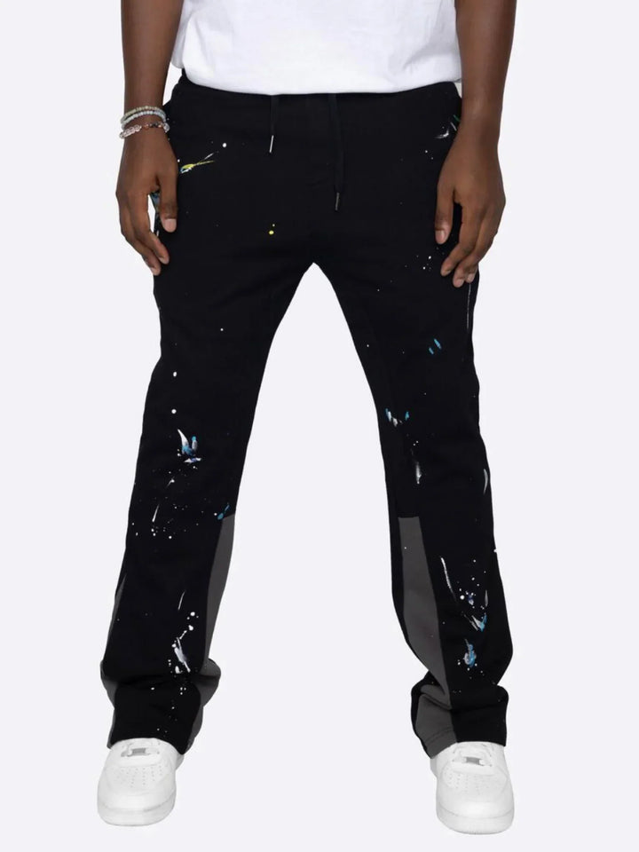 Violaa™ | Trendy Farb-Spritzer Jogginghose