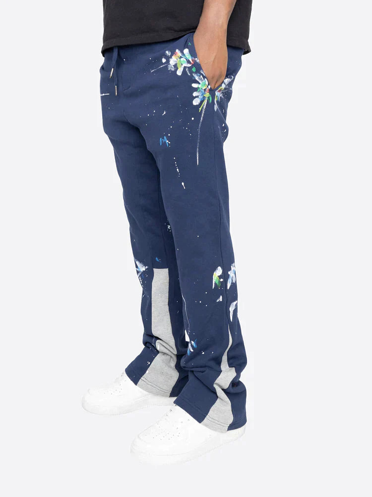 Violaa™ | Trendy Farb-Spritzer Jogginghose