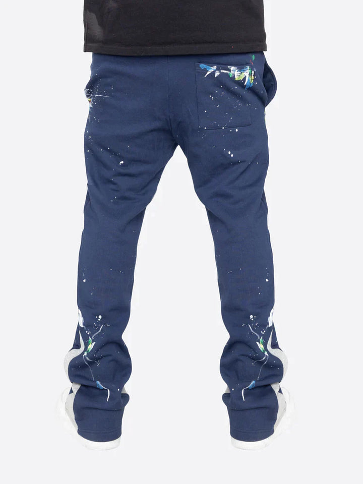 Violaa™ | Trendy Farb-Spritzer Jogginghose