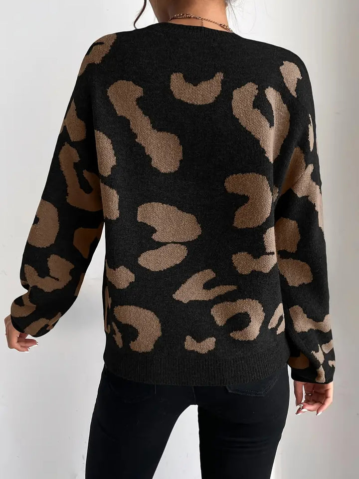 Selma™ | Eleganter Leopard-Pullover