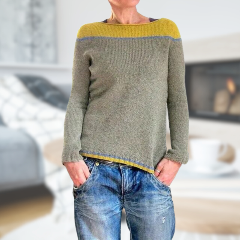 Hedwigi™ | Strickpullover mit Rundhalsausschnitt