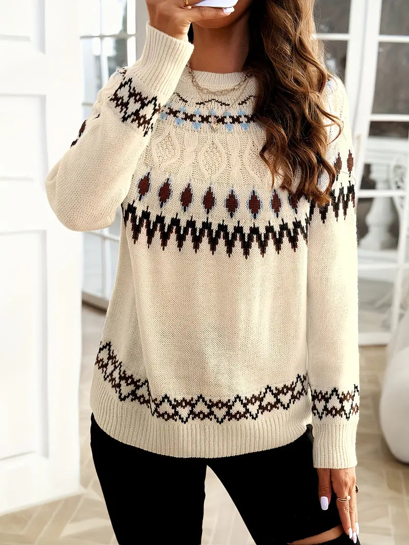 Giada™ | Fair Isle Strickpullover