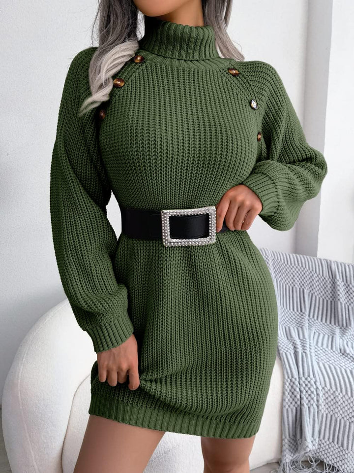 Justine™ | Gestrickter Rollkragenpullover.