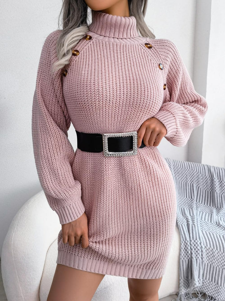 Justine™ | Gestrickter Rollkragenpullover.