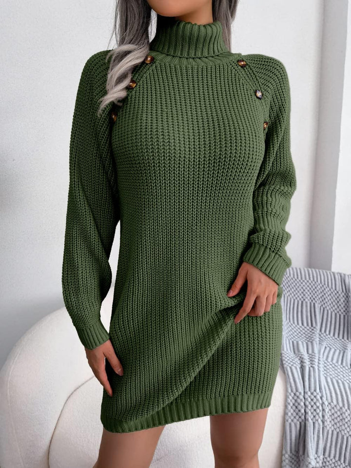 Justine™ | Gestrickter Rollkragenpullover.