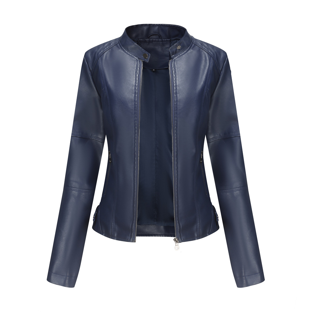 Leonie™ | Schlanke Leder-Motorradjacke für Damen