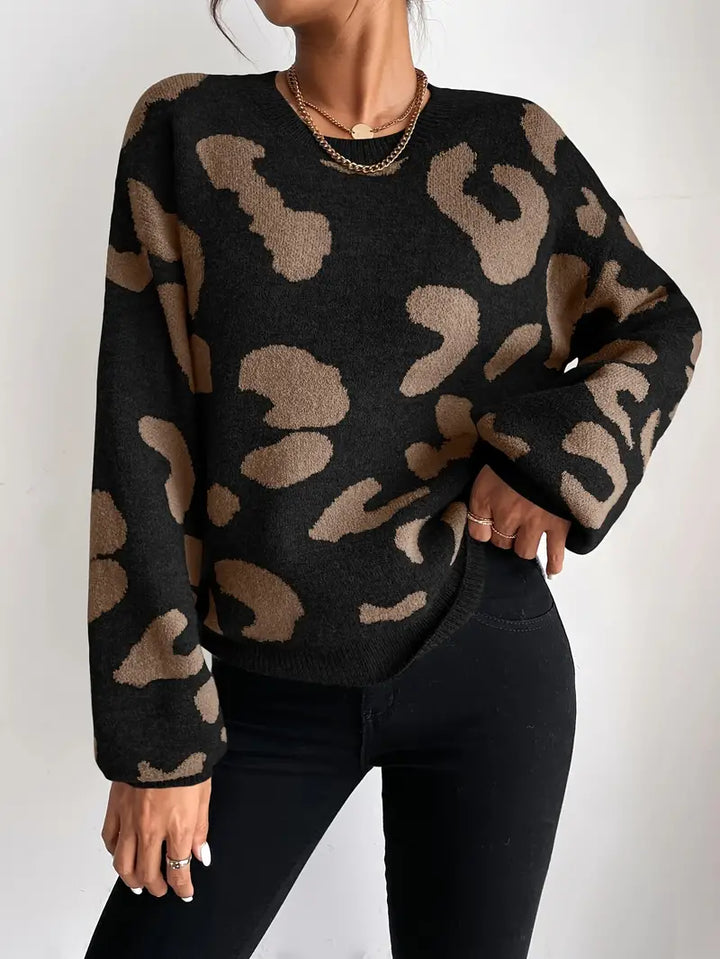 Selma™ | Eleganter Leopard-Pullover