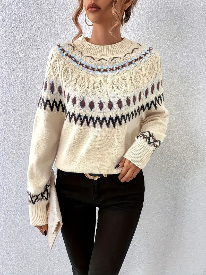 Giada™ | Fair Isle Strickpullover