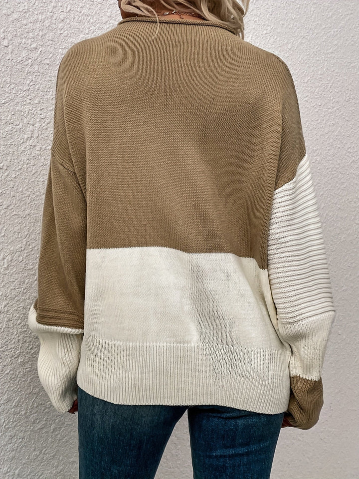 Lilianee™ | Weißer Oversize-Pullover