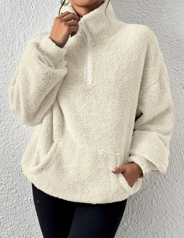 Hope™ | Winterpullover mit Reißverschluss und langen Ärmeln