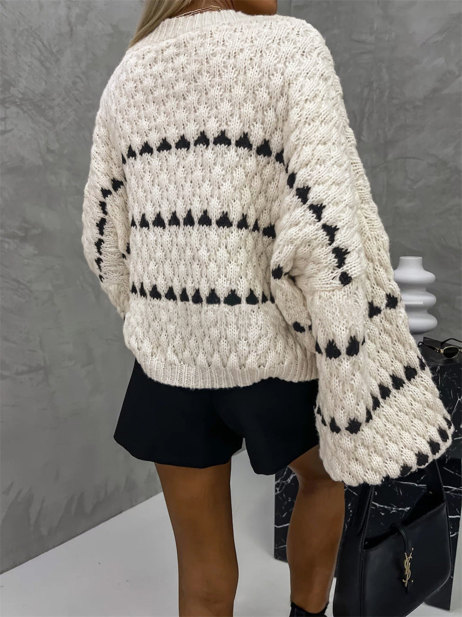 Damla™ | Strickpullover mit Puffärmeln