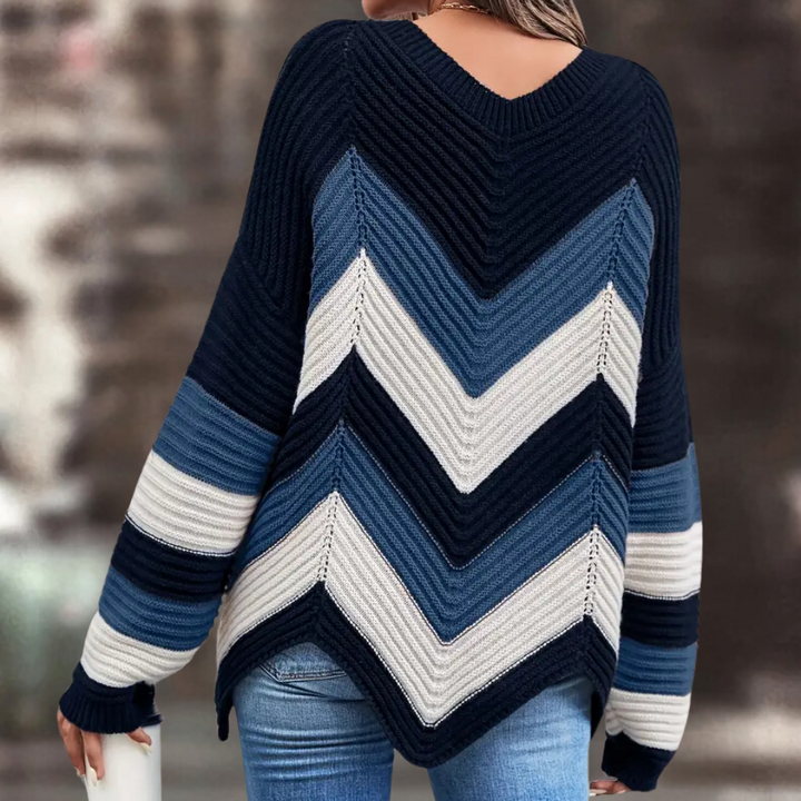 Sheila™ | Schicker Pullover mit Wellenmuster