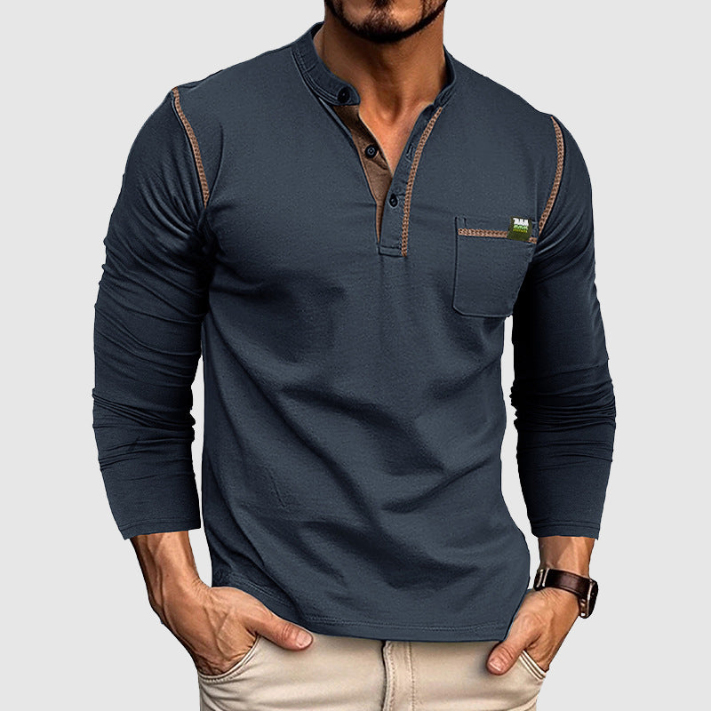 Natan™ | Modeen Henley Shirt fü zeitlosen Stil