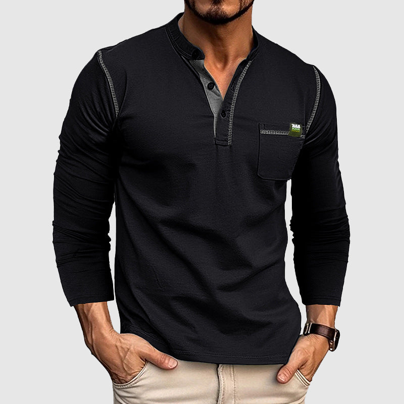 Natan™ | Modeen Henley Shirt fü zeitlosen Stil