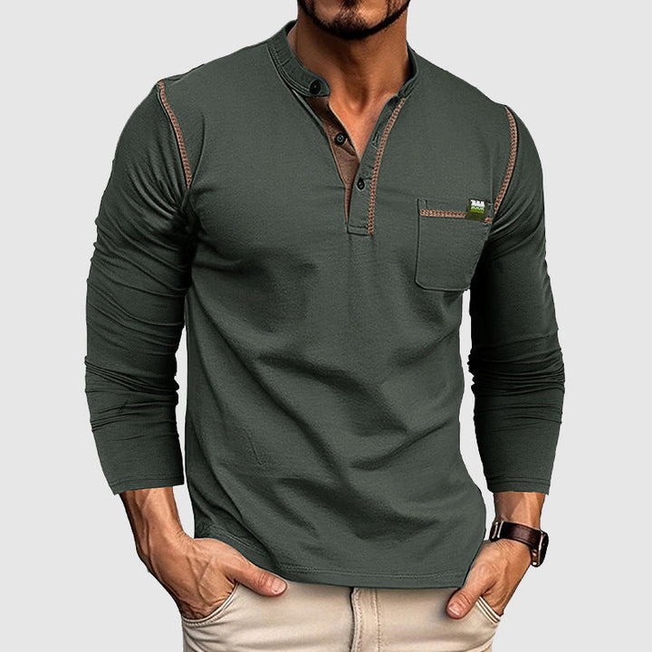 Natan™ | Modeen Henley Shirt fü zeitlosen Stil