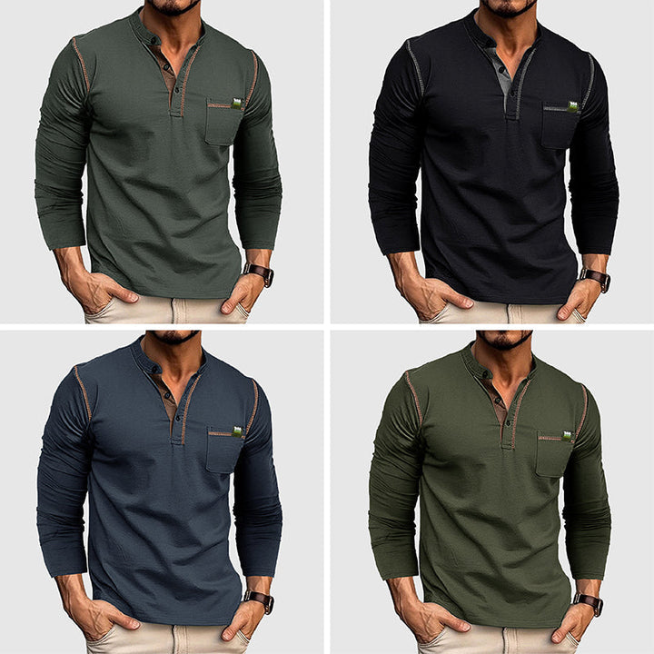 Natan™ | Modeen Henley Shirt fü zeitlosen Stil