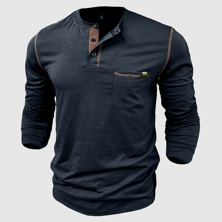 Natan™ | Modeen Henley Shirt fü zeitlosen Stil