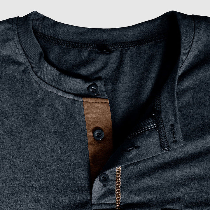 Natan™ | Modeen Henley Shirt fü zeitlosen Stil