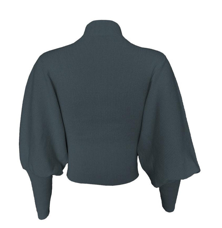 Biancae™ | Kurz geschnittener, figurbetonter Rollkragenpullover