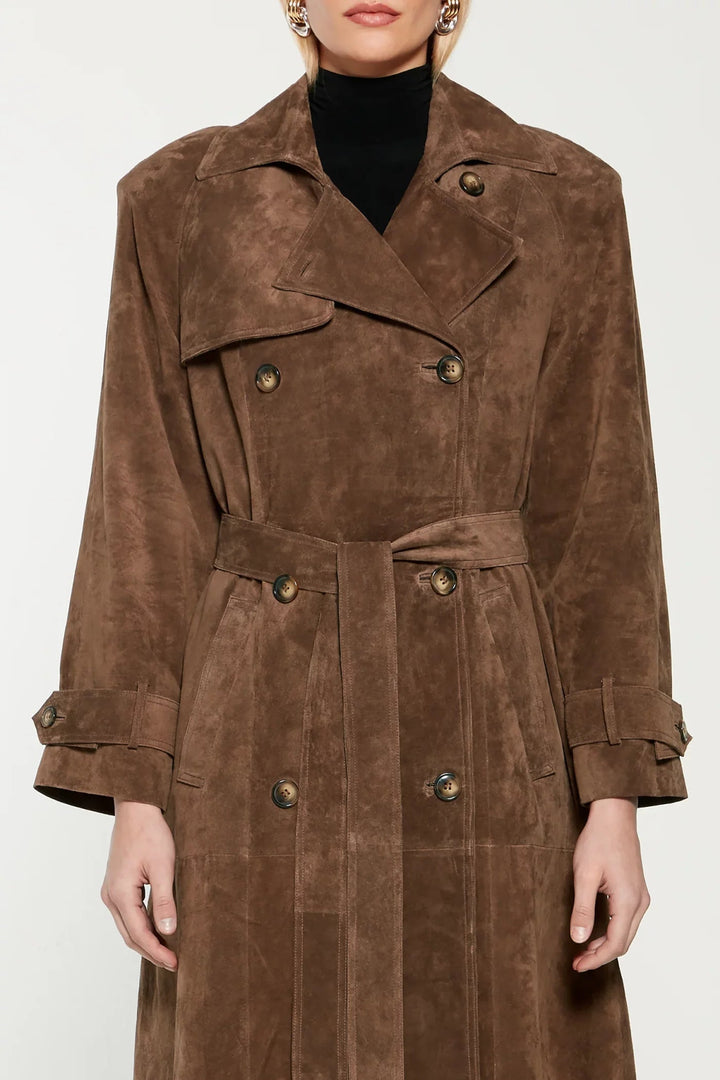 Penelope™ | Faux Suede Winterjacke