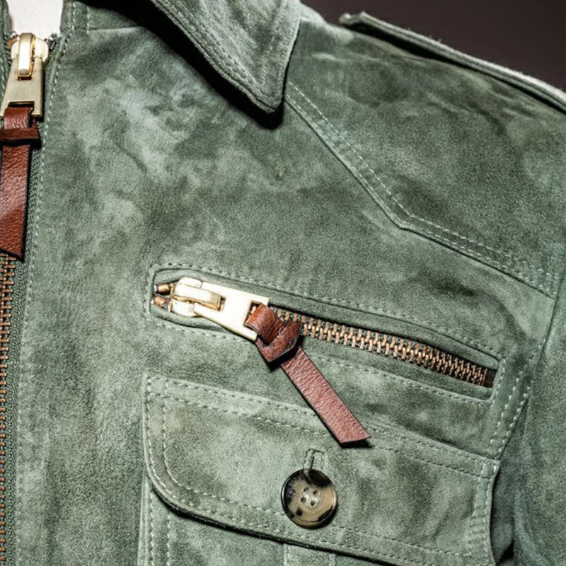 Ansel™ | Montana Suede Jacket fü stilvolle Vielseitigkeit