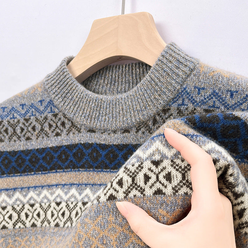 Geza™ | Strickpullover mit geometrischem Muster für wärmende Wintertage