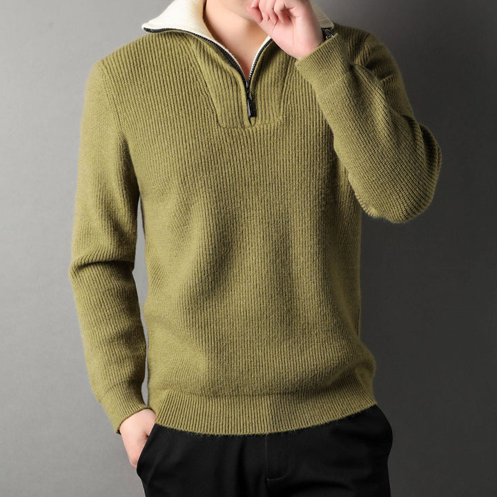 Jakobii™ | Noble Half-Zip Sweater für Herren