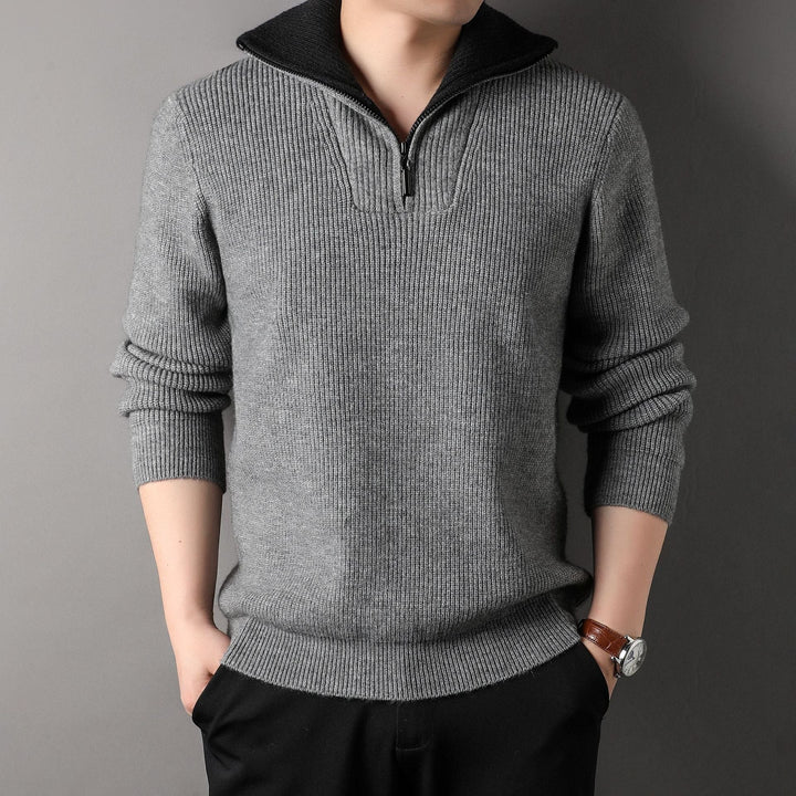 Jakobii™ | Noble Half-Zip Sweater für Herren