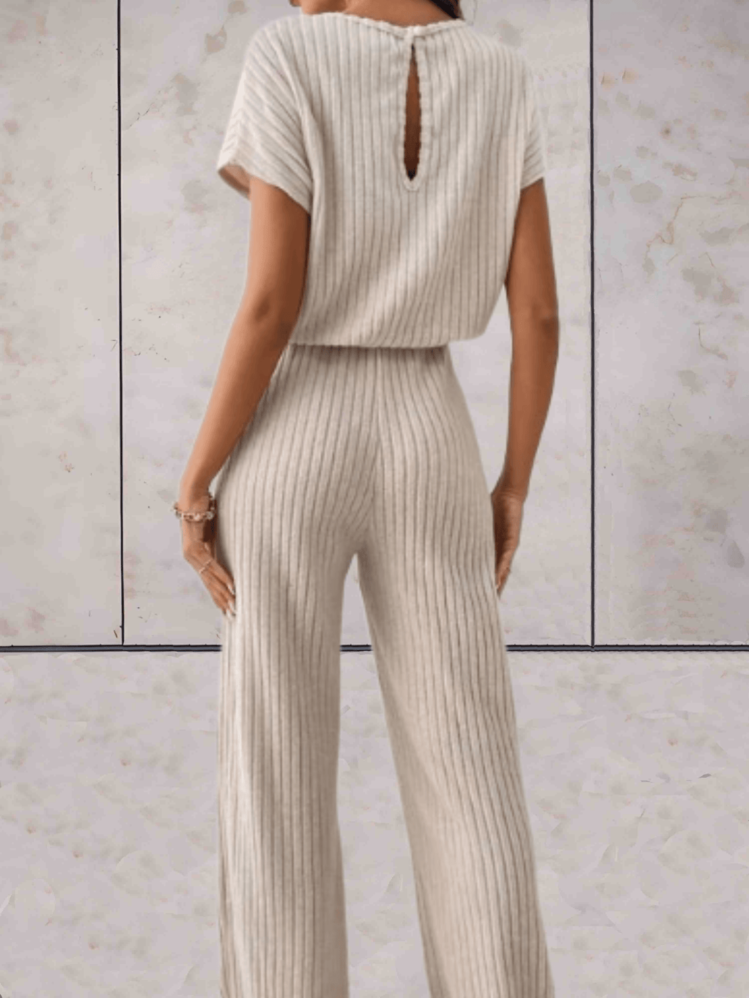 Antje™ | Kurzärmeliger Jumpsuit