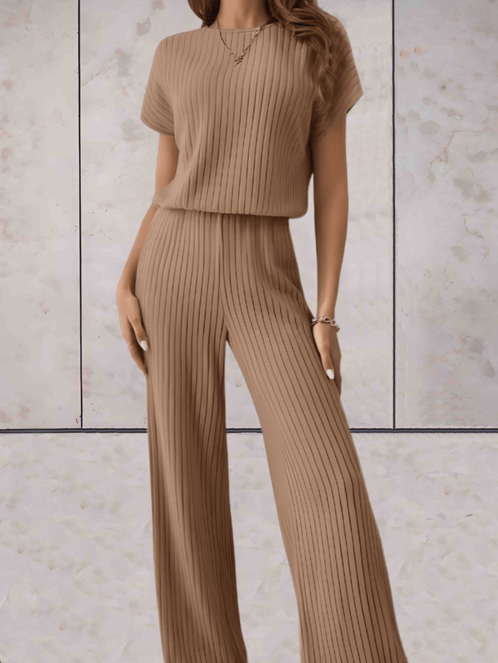 Antje™ | Kurzärmeliger Jumpsuit