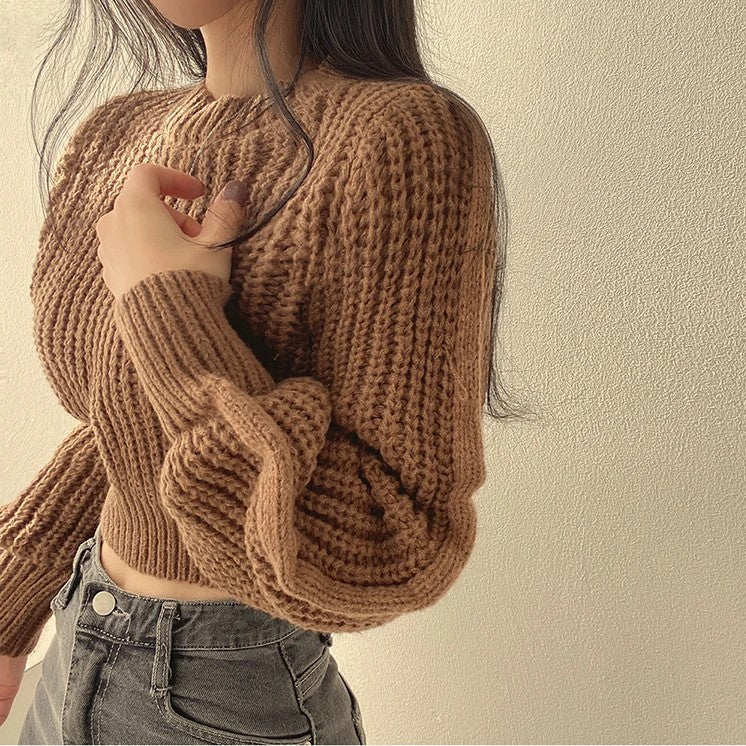 Jaelle™ | Modischer Cropped-Strickpullover